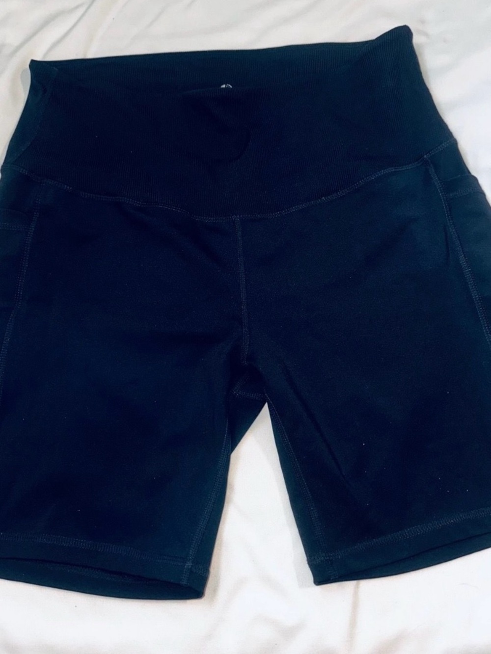 High-Waist Women’s navy blue Active Shorts